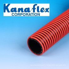 Kanaflex flexible en caoutchouc résistant à l&#39;abrasion, caoutchouc en caoutchouc pour alimentation en sable. Fabriqué au Japon (tuyau haute pression de 1 pouce)